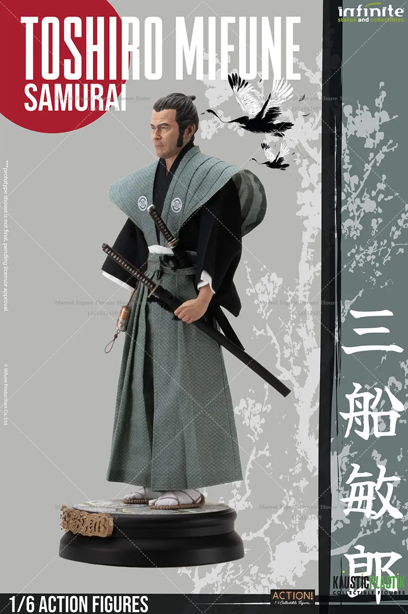 Infinite 1/6 Scale Warrior/Ronin Toshiro Mifune Japanese National Treasure Level Actor 12-inch Full Set Action Figure Soldier