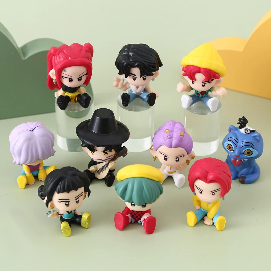 10 قطعة/المجموعة K-pop شيطان الصيادين أنيمي الشكل اللعب Q نسخة Derpys النمر رومي ميرا زوي كس تمثال الدمى المشجعين هدايا عيد الميلاد #2