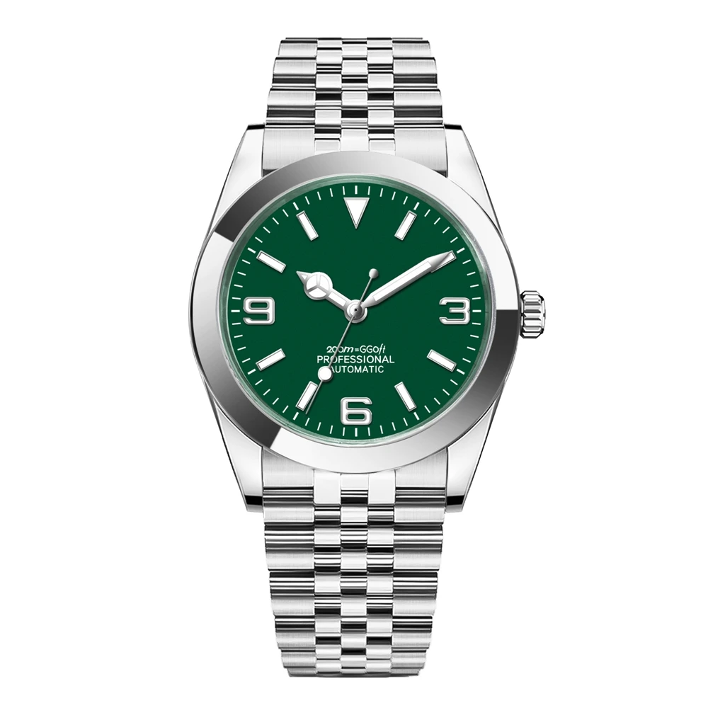 Custom Logo Luxury NH35 Watch Women Men Watches 36MM/39MM Jubliees Automatic Mechanical Wristwatches Sapphire 100M Dive Reloj view 4