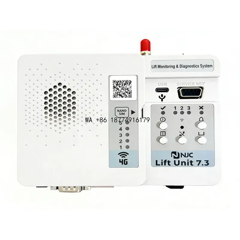 wmwmnu Smart Elevator IoT System Real-Time Fault Code Alarm Voice Intercom Remote Emergency Power Cut-off Wired 24-hour