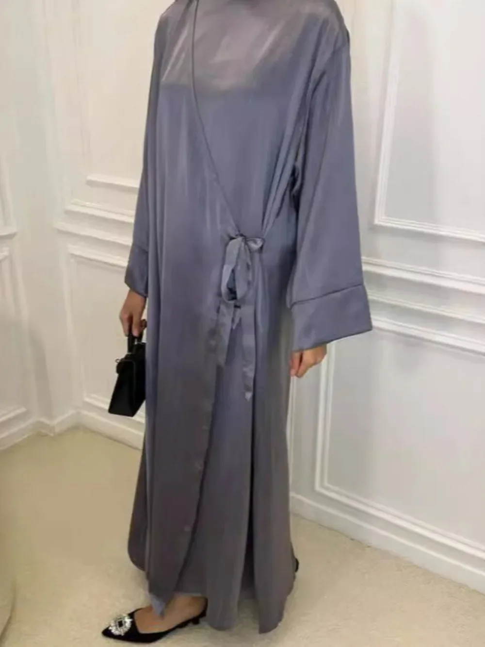 

Ид Мусульманская Абая для женщин Скромные платья на шнуровке Арабский длинный халат Рамадан Марокко Vestidos Дубай Ислам Абая Кафтан Джалабия