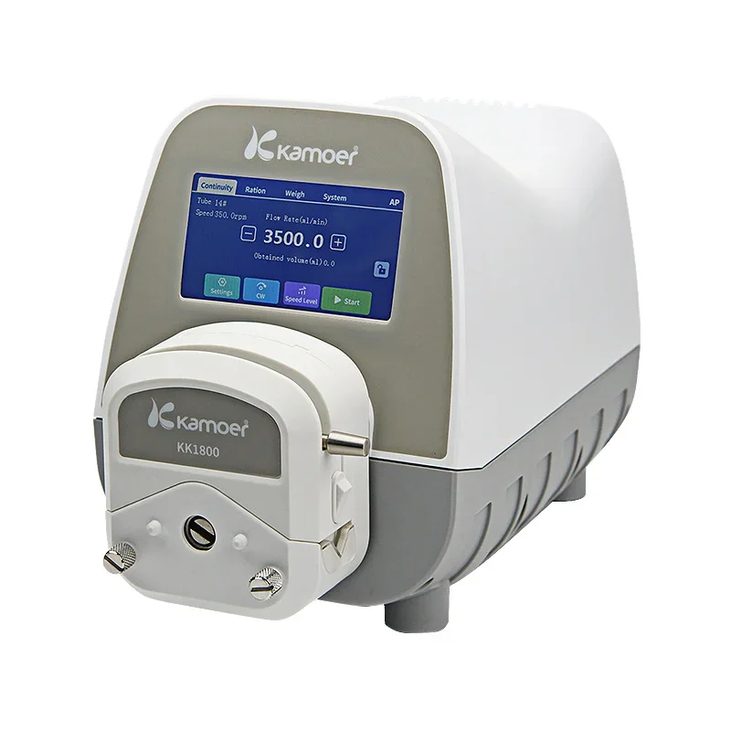 

Kamoer UIP3 1520ml/min Adjustable Flow Rate Touch Screen Control High Precision Smart Laboratory Peristaltic Pump