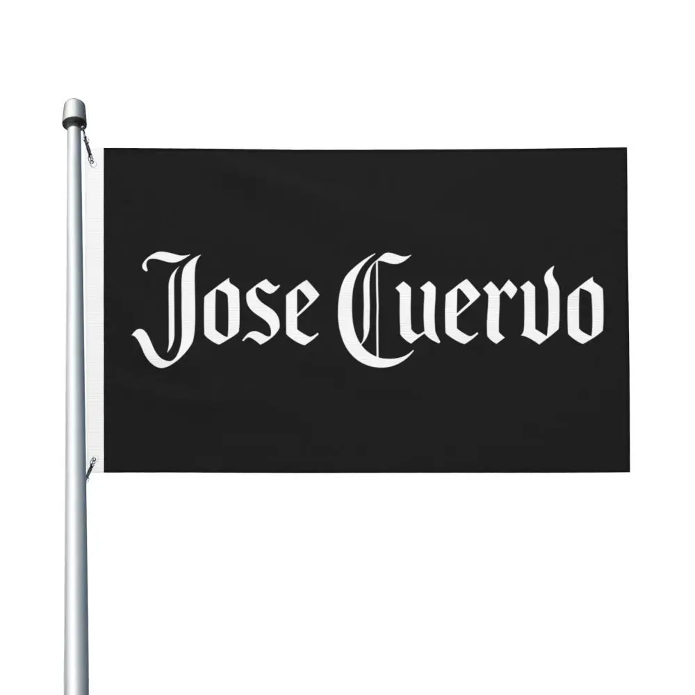 Nueva bandera de doble cara de José Cuervo, bandera de brisa, bandera de jardín, bandera decorativa, pancarta de fiesta de 3x5 pies (90x150cm)