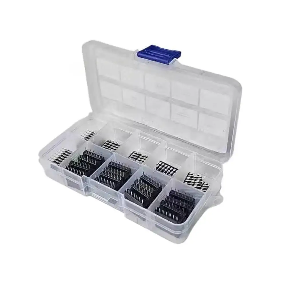 

48PCS/Box IC Kit 74LS00 74LS02 74LS04 74LS08 74LS32 74LS86 6 Specifications DIP-14 Integrated Circuit DIP IC Combination Kit