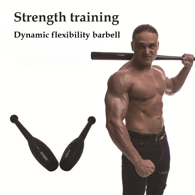 Heavy Duty Forearm Strength Builder Club Indian Stick Resistance Fitness for Arm Workout Rehabilitation Home Gym Equipment