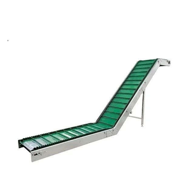 Customized Carbon Steel Conveyor Belt Systems Food Loading Conveyor Chain Kwlid Factory Outlet Skirt Belt Conveyor