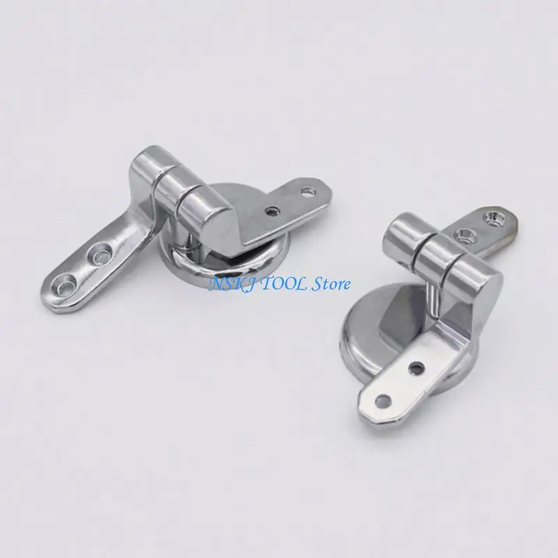 

L8RC Toilet Seats Lid Hinge with Bolts and Nut Replacement Toilet Seats Enduring Hinge