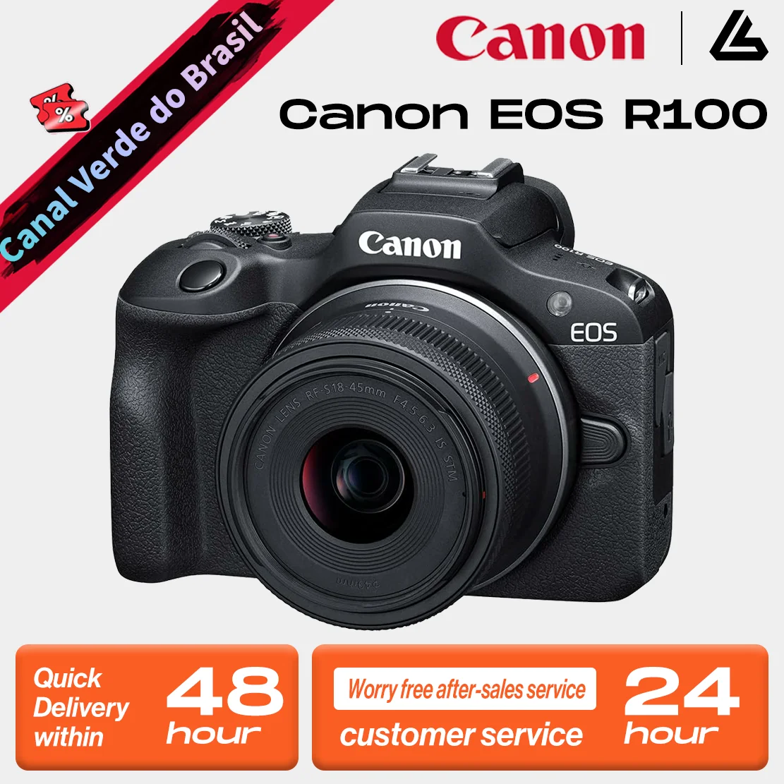 Canon EOS R100: A Câmera Mirrorless Entry-Level Ideal para Fotógrafos Iniciantes no Brasil