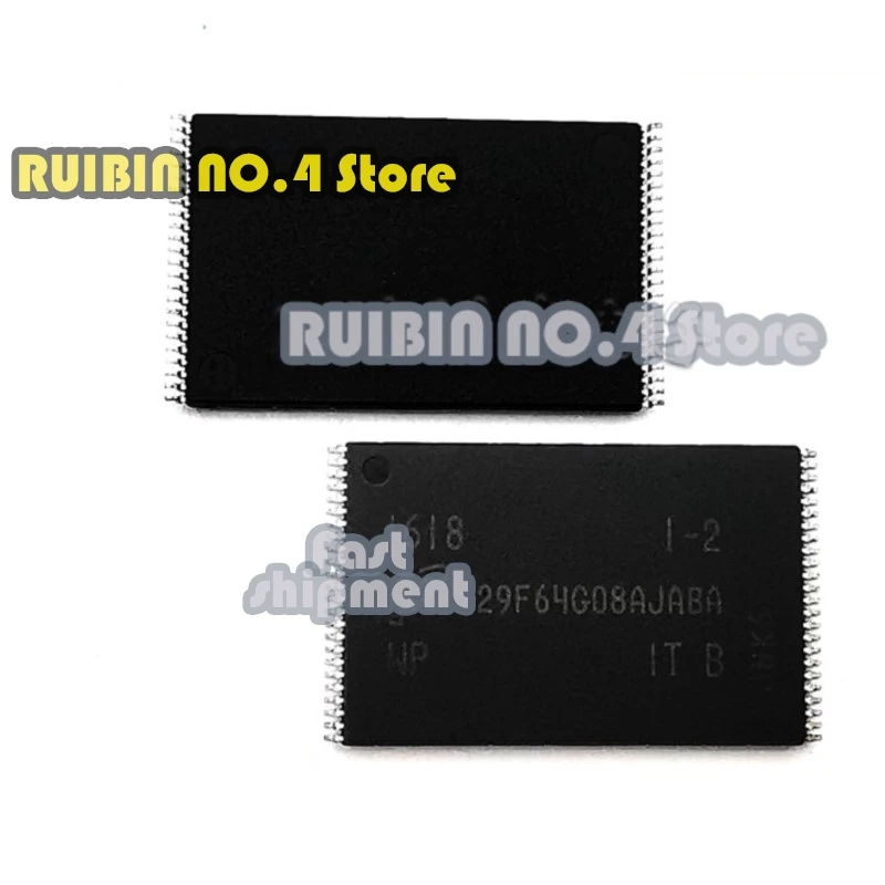 2pcs/lot MT29F64G08AJABAWP-IT:B flash memory chips