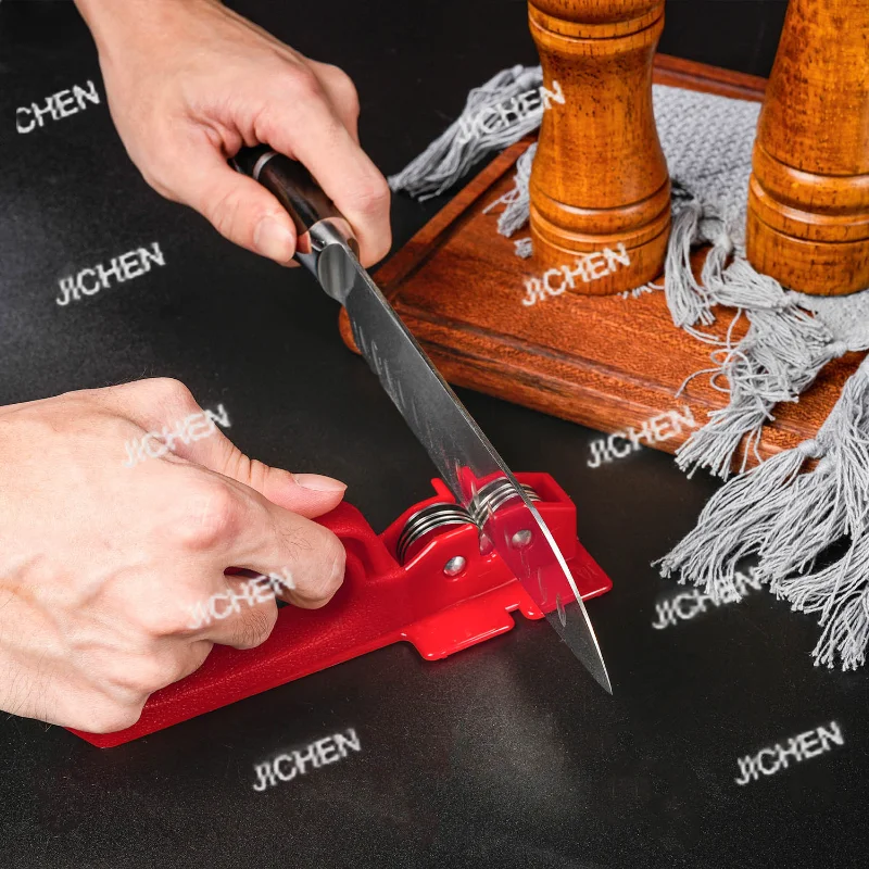 

Neu Stainless Steel Knife Sharpener Household Knife Sharpener Quick Knife Sharpener Kitchen Gadgets