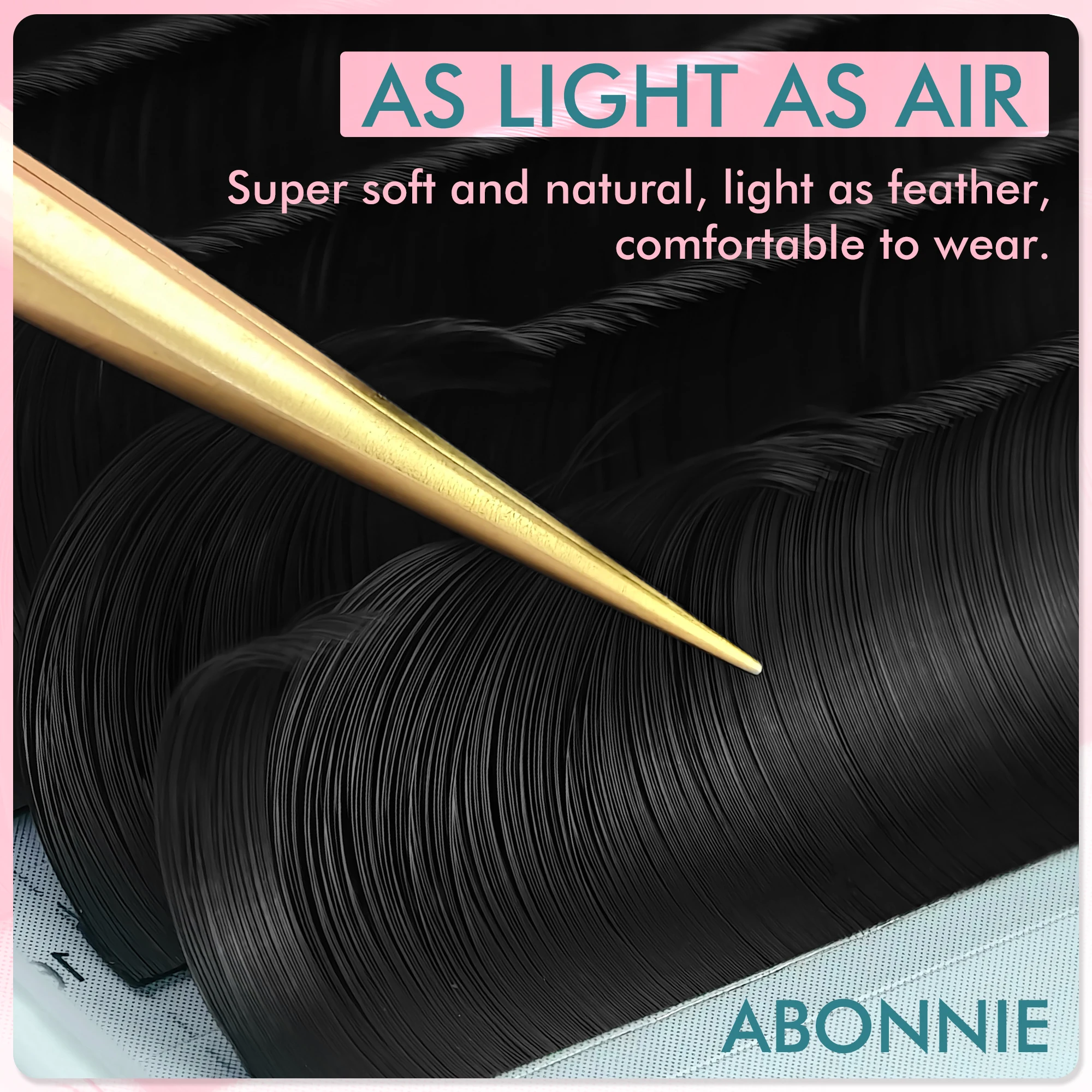 Abonnie LB LJ LC Cur Cashmere Classic Individual Eyelashes Extensions Ultra Matte Black Lashes Fluffy Cilia All Size Cilios