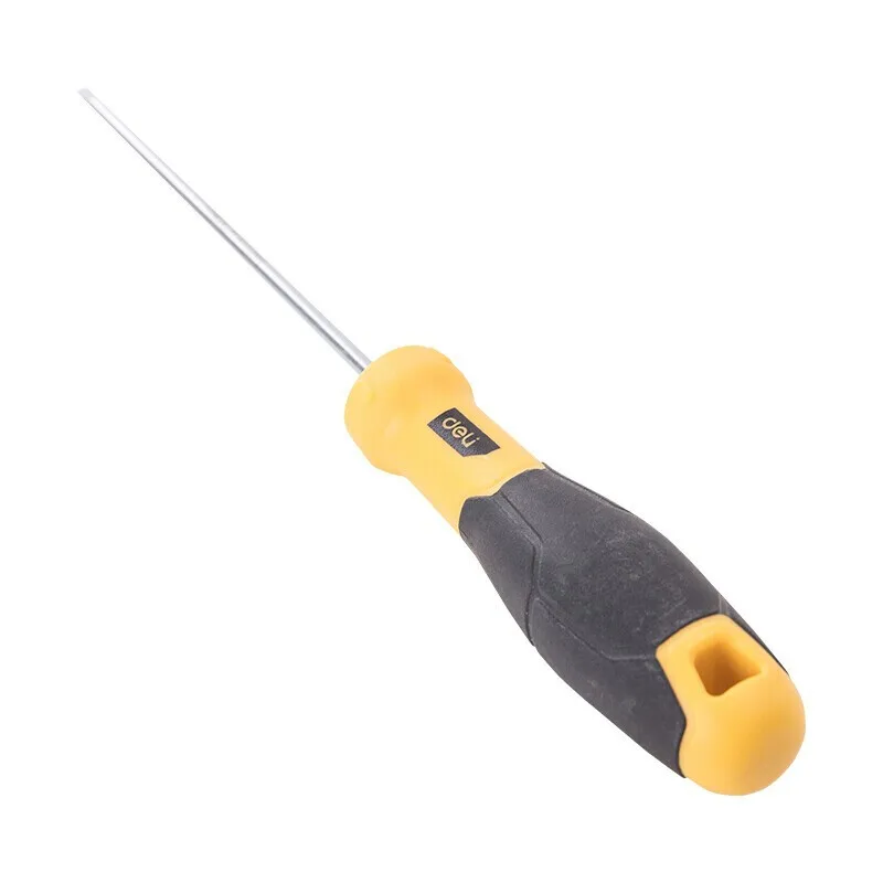 Deli torpedo handle screwdriver with magnetic screwdriver, screwdriver, parallel slotted 4.0x75mm DL2640751