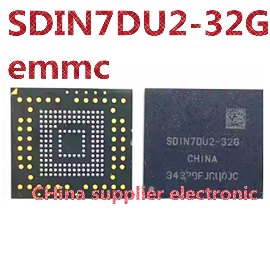 

SDIN7DU2-32G 153 шарик 32G EMMC шрифт мобильного телефона б/у имплантат микросхема