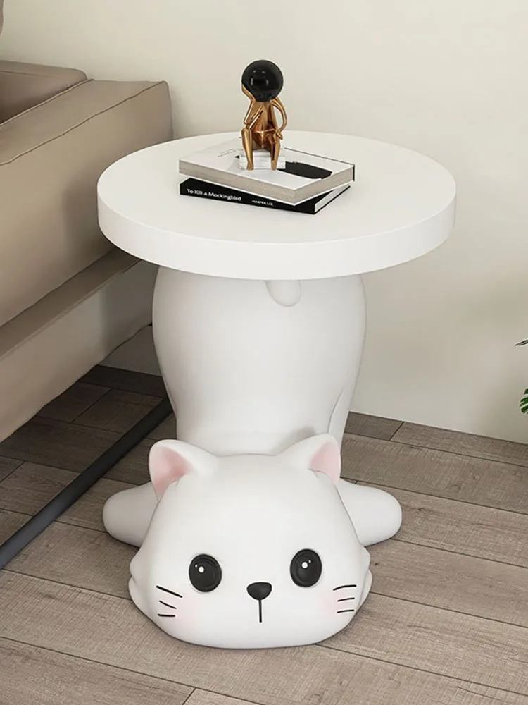 Cute Cat Coffee Table Statue Luxury Living Room Large Floor Decoration Home TV Cabinet Sofa Bedheads Storage Decor Sculpture