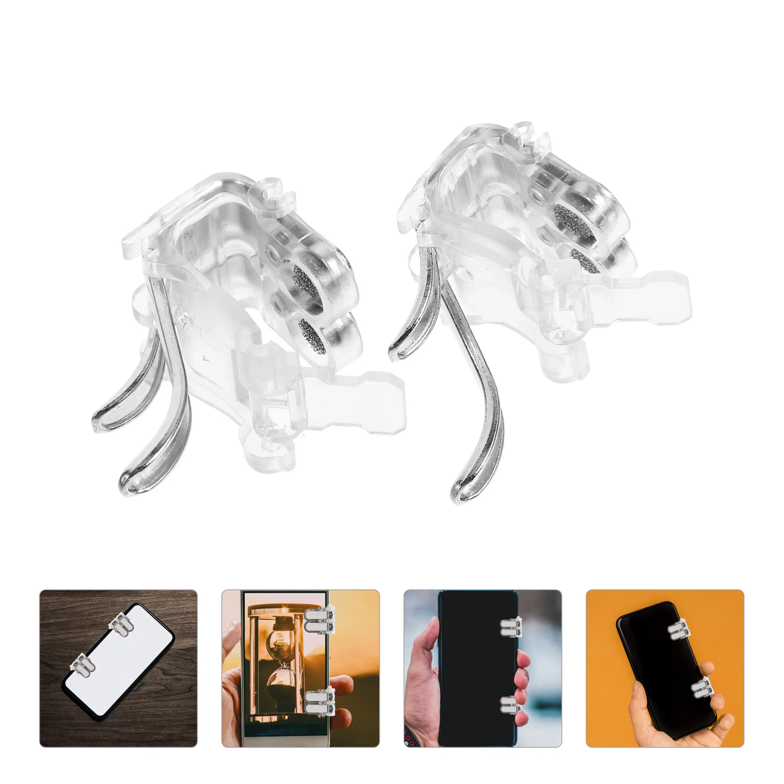 

Phone Grip Mobile Game Controller Headset Triggers for Gaming Wireless Headphones