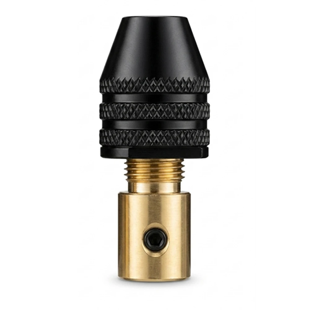 0.3-3.2mm Drill Bit Adapter Cartridge for Electric Drill Tools with 3.17mm Shaft Hole Metal 3-Jaw Construction