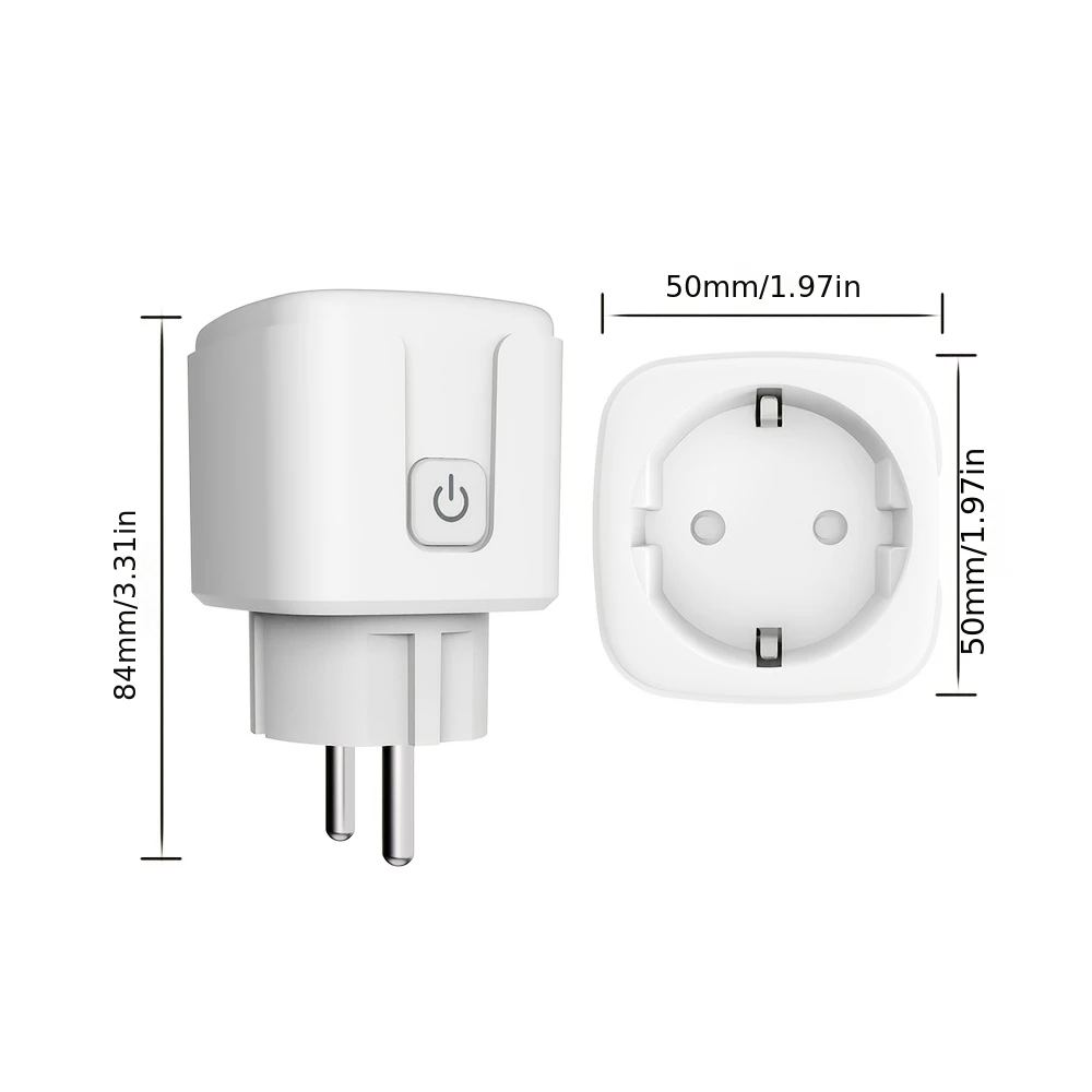 EWeLink Smart WiFi Socket EU Remote Control/Timer Switch/Battery Count Compatible With Google Home Alexa