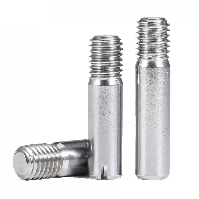 M2 M2.5 M3 M4 M5 M6 M8 M10 304 Stainless Steel One-word Groove External Thread Cylindrical Pin Positioning Pin Slotted Pin Screw