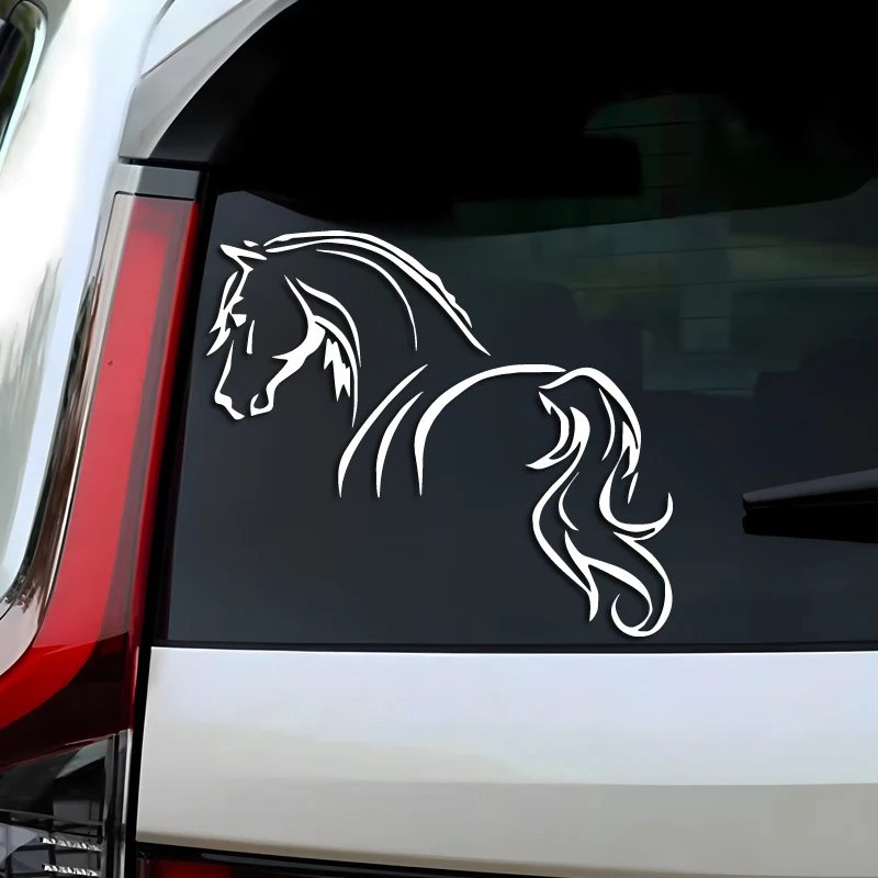 An unruly and arrogant horse creative&funny stickers for cartoon fans&lover,high quality for car trucks motorcycles &laptops
