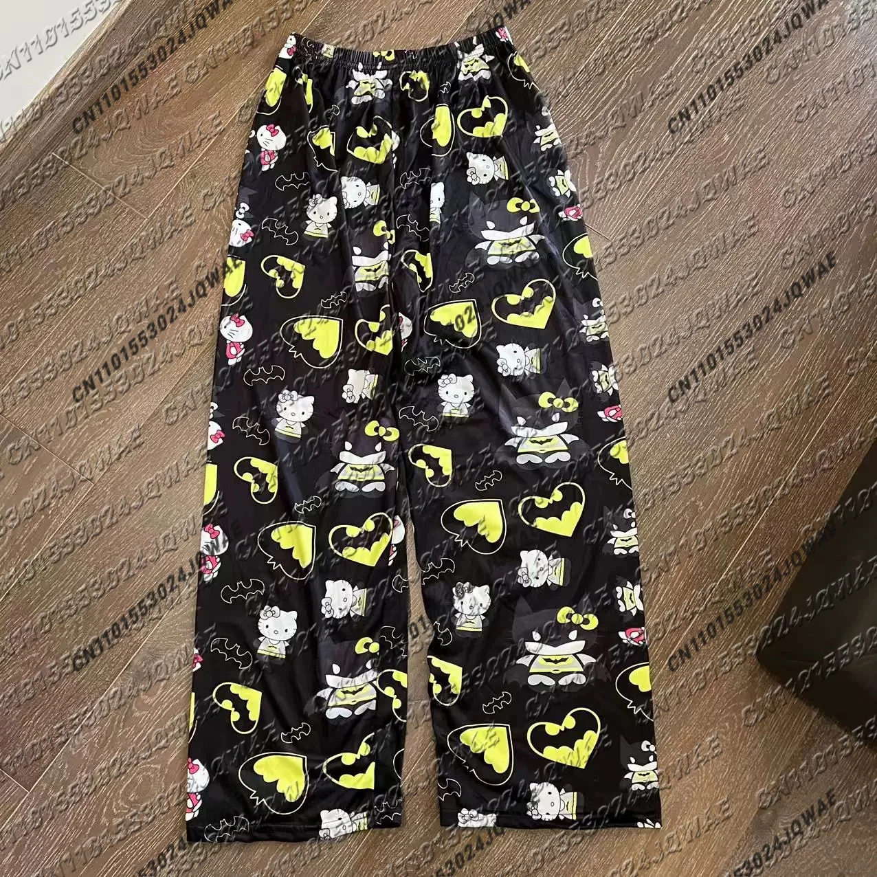 جديد حار الخريف والشتاء مرحبا كيتي التعاون 3D النوم السراويل طفل / الكبار أزياء عارضة السراويل فضفاضة ومريحة #2