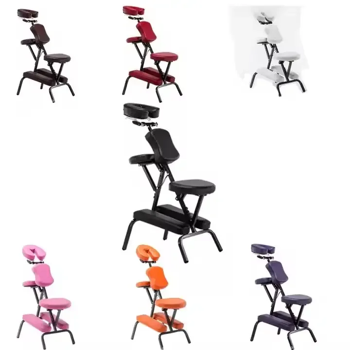 Modern Design Portable Folding Massage Chair Synthetic Leather Physiotherapy Tattoo Stool For Living Room Bedroom