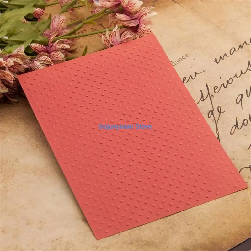 

900B Embossing Folder Heart Round Scrapbooking Templates for Christmas Card Making