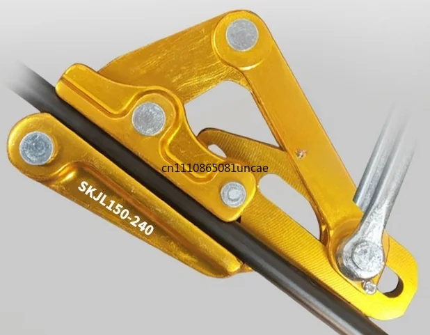 For Aluminum Magnesium Alloy Cable Clamp Insulated Wire Gripper For Aluminum Steel Strand Tensioning Pulling Construction Tool