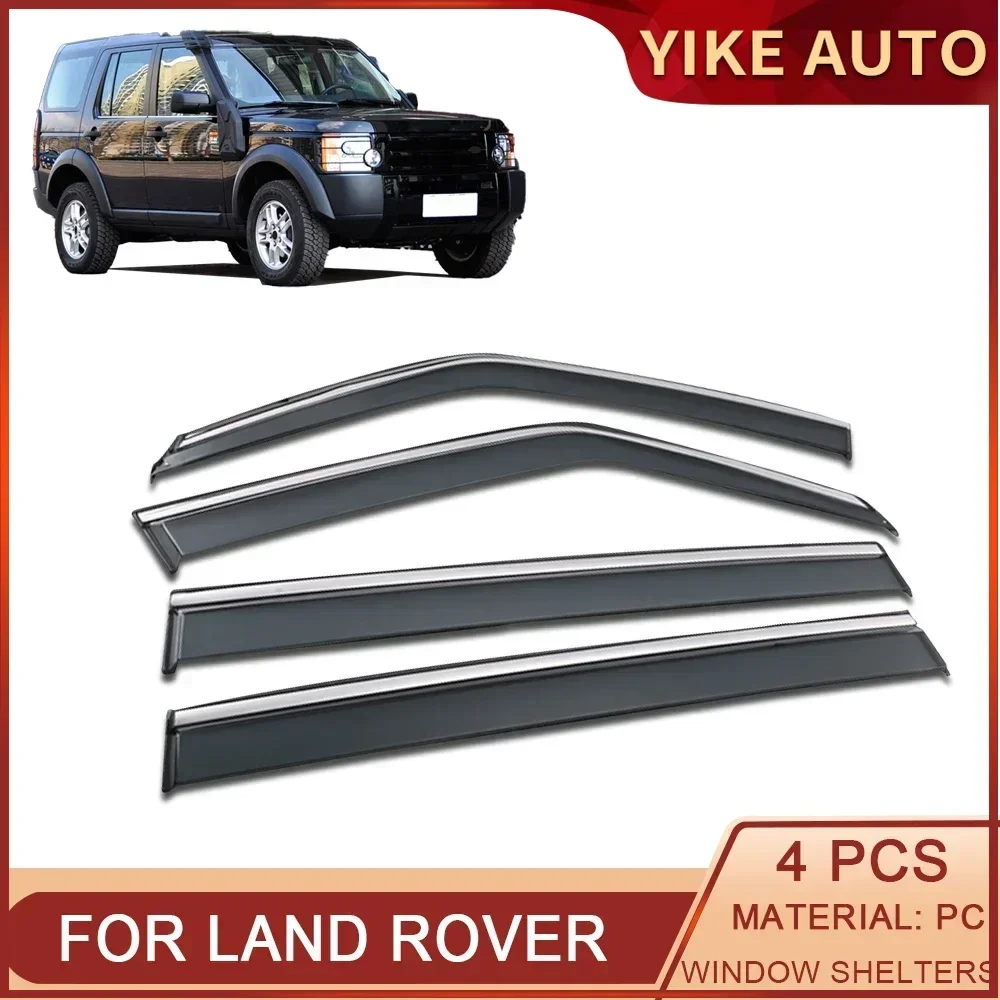 For LAND ROVER EVOQUE Discovery 3 4 L462 Car Window Sun Rain Shade Visors Shield Shelter Protector Cover Trim Frame Sticker