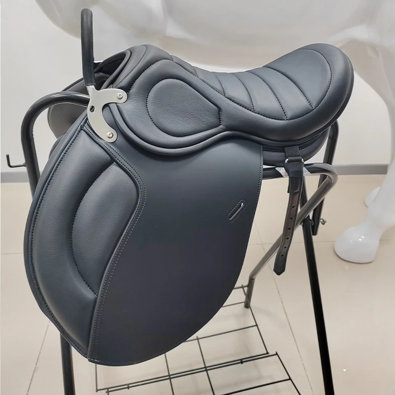 سرج التحمل الشامل بحزام بطن مزدوج مجموعة كاملة من ملحقات مدرب الحصان الكبير البريطاني لمسافات طويلة