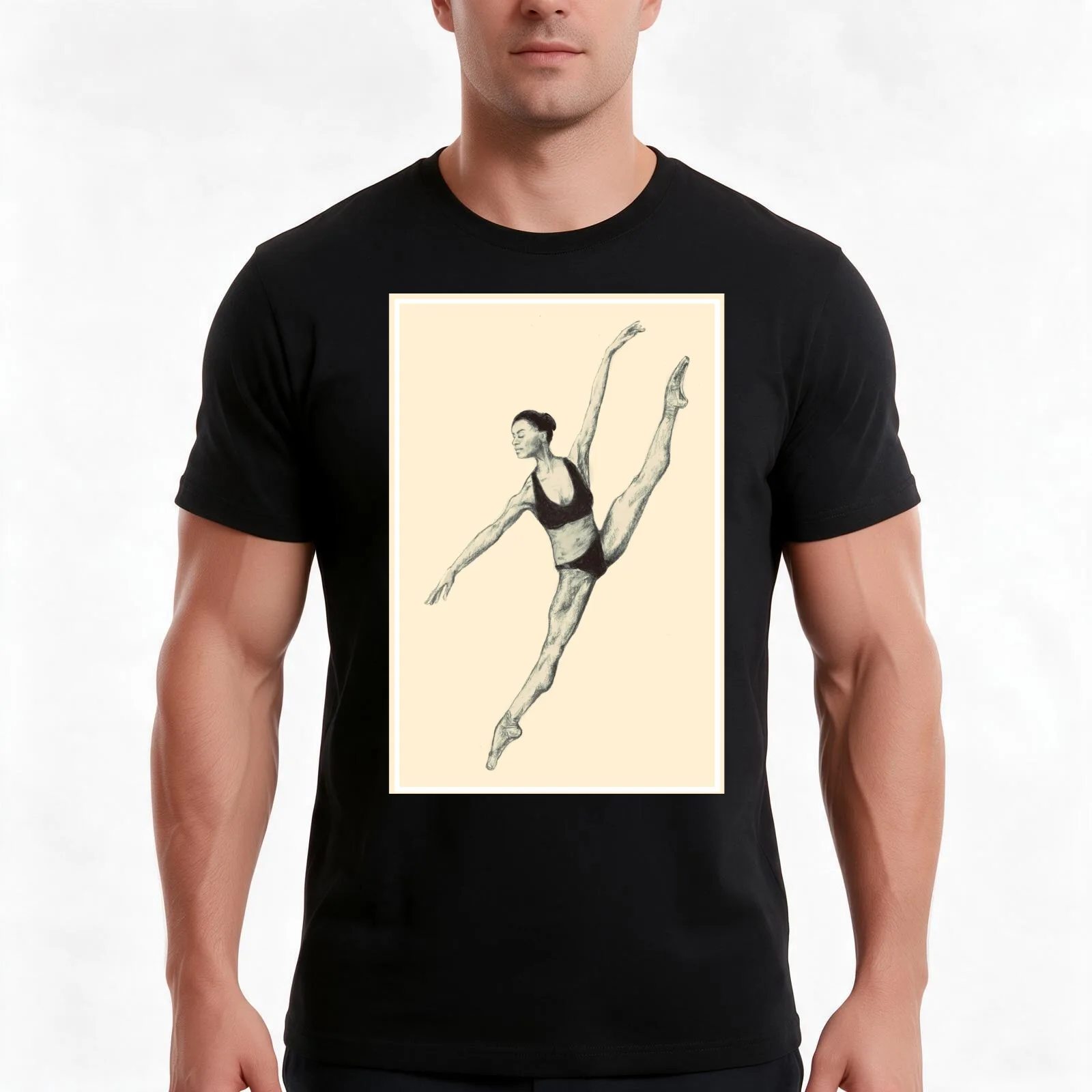 Dance Like Misty Copeland T-Shirt, Summer Casual Cotton Tee, Oversized Streetwear Tops, Vintage Graphic Print, Unisex Men Women