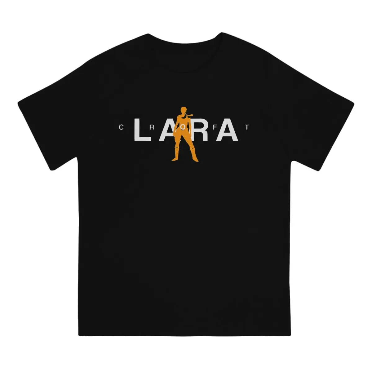 Tomb Raider Game Lara Croft Iconic Tshirt Homme Men's Streetwear Cotton T Shirt For Men