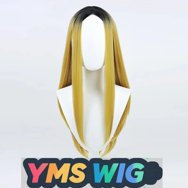 【YMS perruque】 volley-ball garçon Gou griffe meulage cheveux longs Version Cosplay perruque transgenre femme Version teint cuir chevelu réaliste