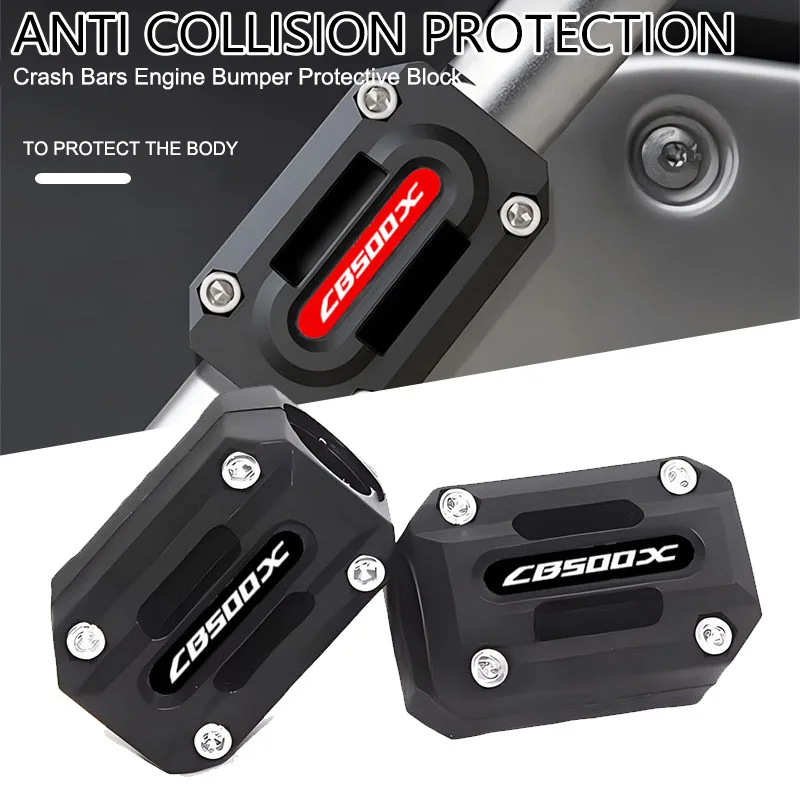 

Защитный декоративный блок для двигателя мотоцикла CB500X 2013-2024, защита от ударов, декоративная накладка на дуги безопасности