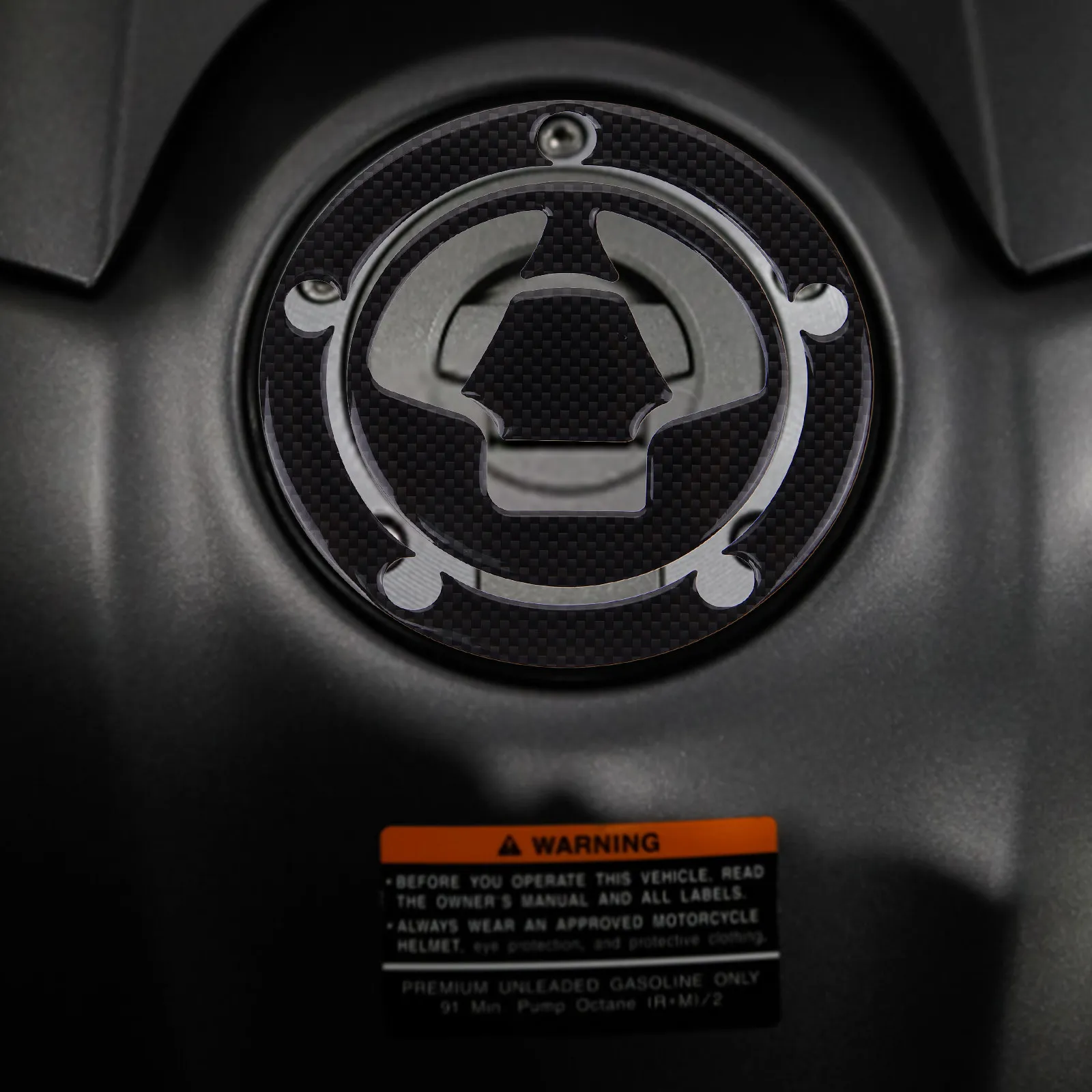 

Наклейка на бензобак мотоцикла, накладка на крышку топливного бака, стильная резиновая защита, простая установка, совместима с мотоциклами Z1000sx Gtr1400