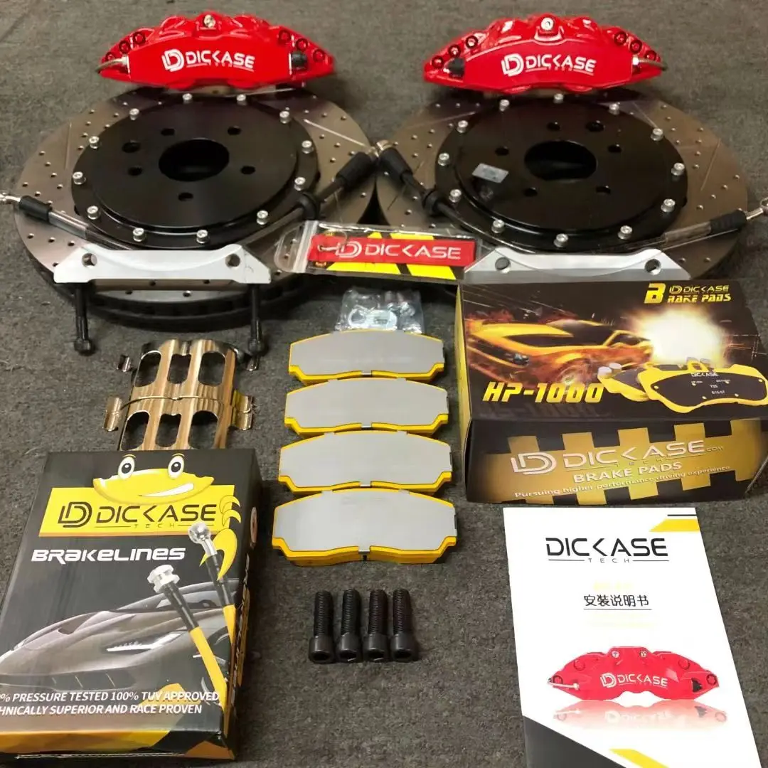 Dicase racing high performance red caliper big brake kit with 355mm drilled and slotted for Toyota Prado 150 18\