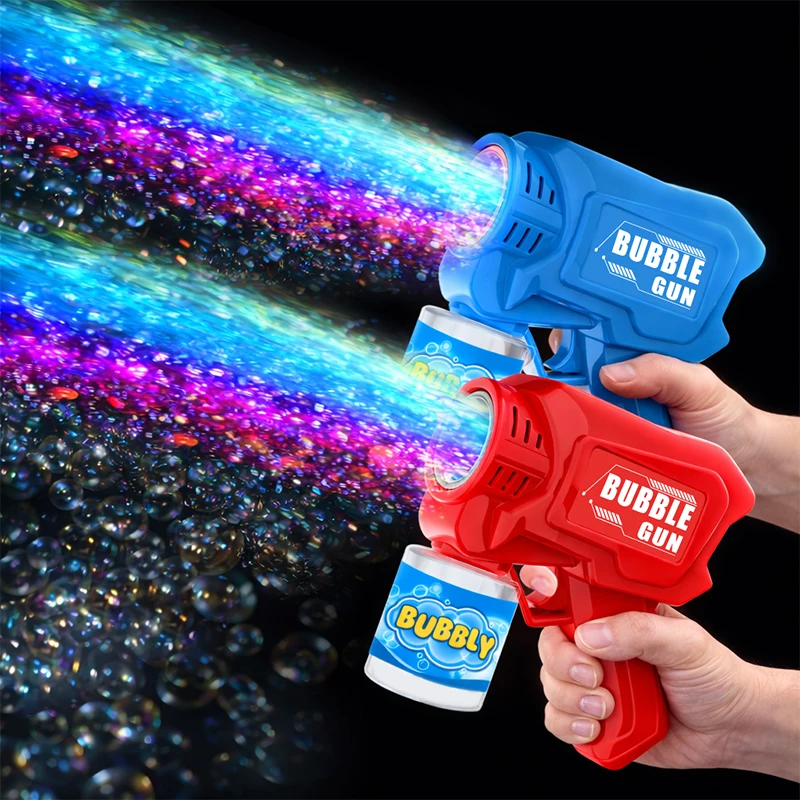 KNYYSECQ Portable automatic bubble gun children toys backyard beach party outdoor toy holiday gifts without battery bubble water