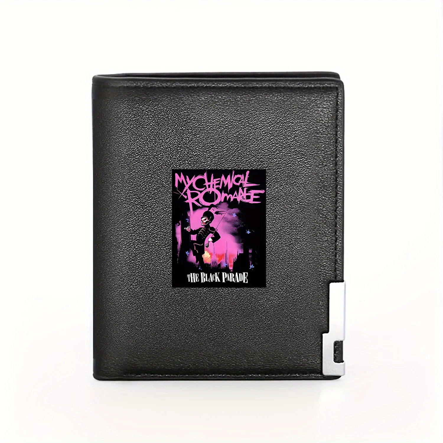meu-romance-quimico-the-black-parade-grafico-carteira-design-business-mens-casual-elegante-simples-pratico-qualidade-carteira-elegante