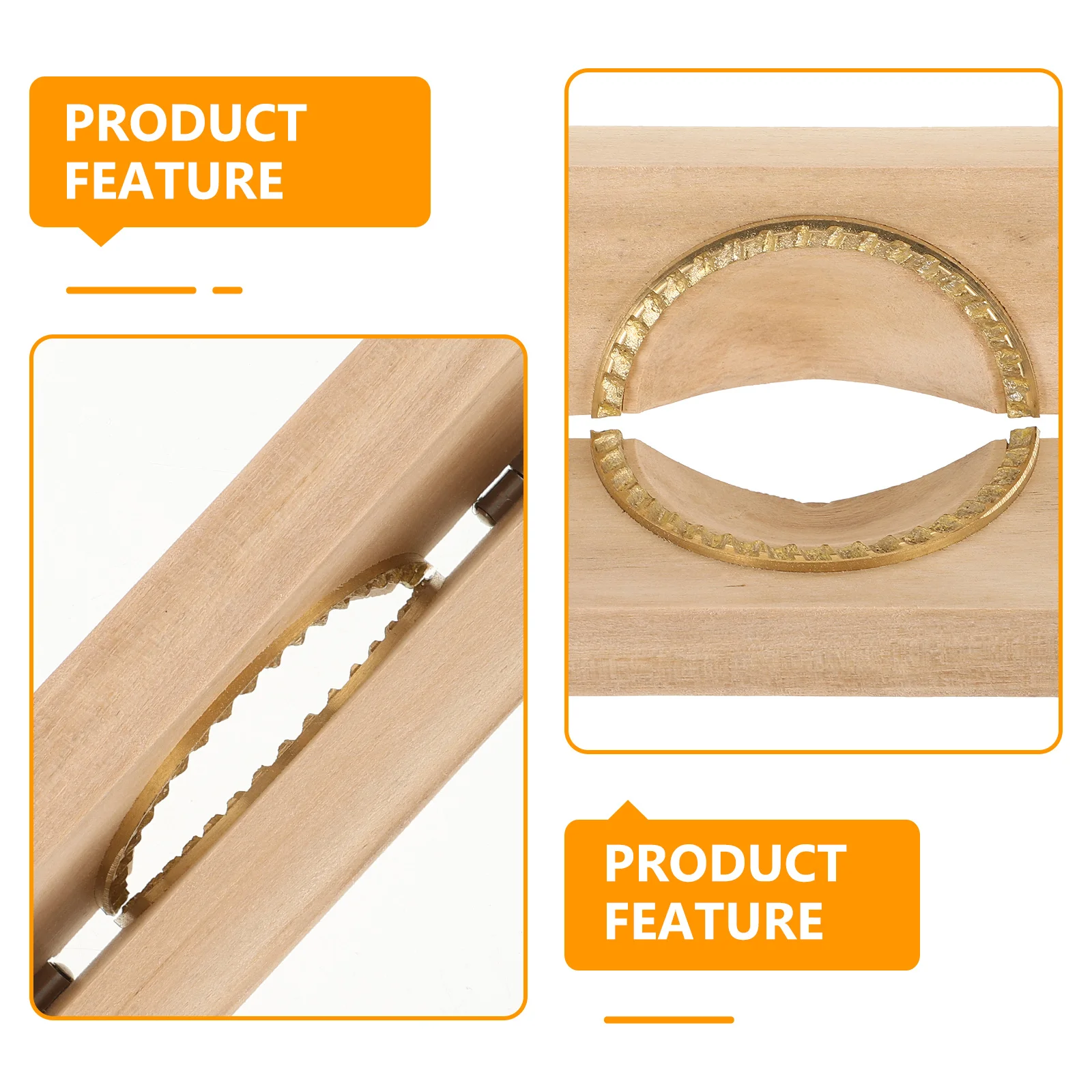 

Compact Dumpling Press Wood Multifunctional Dough Mold For Wontons Empanadas Reusable Kitchen Tool Baking Accessories