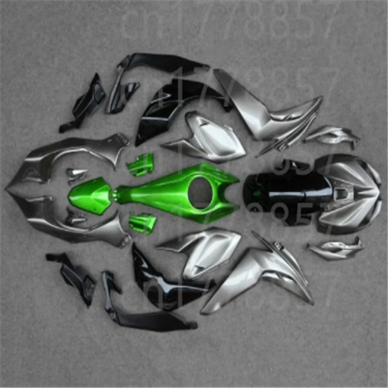 

Custom Fairing For Kawasaki ZX1000 2014 -2018 Bodywork fairings 14-18 ZX1000 14 - 18 gray green Injection motoycle kit
