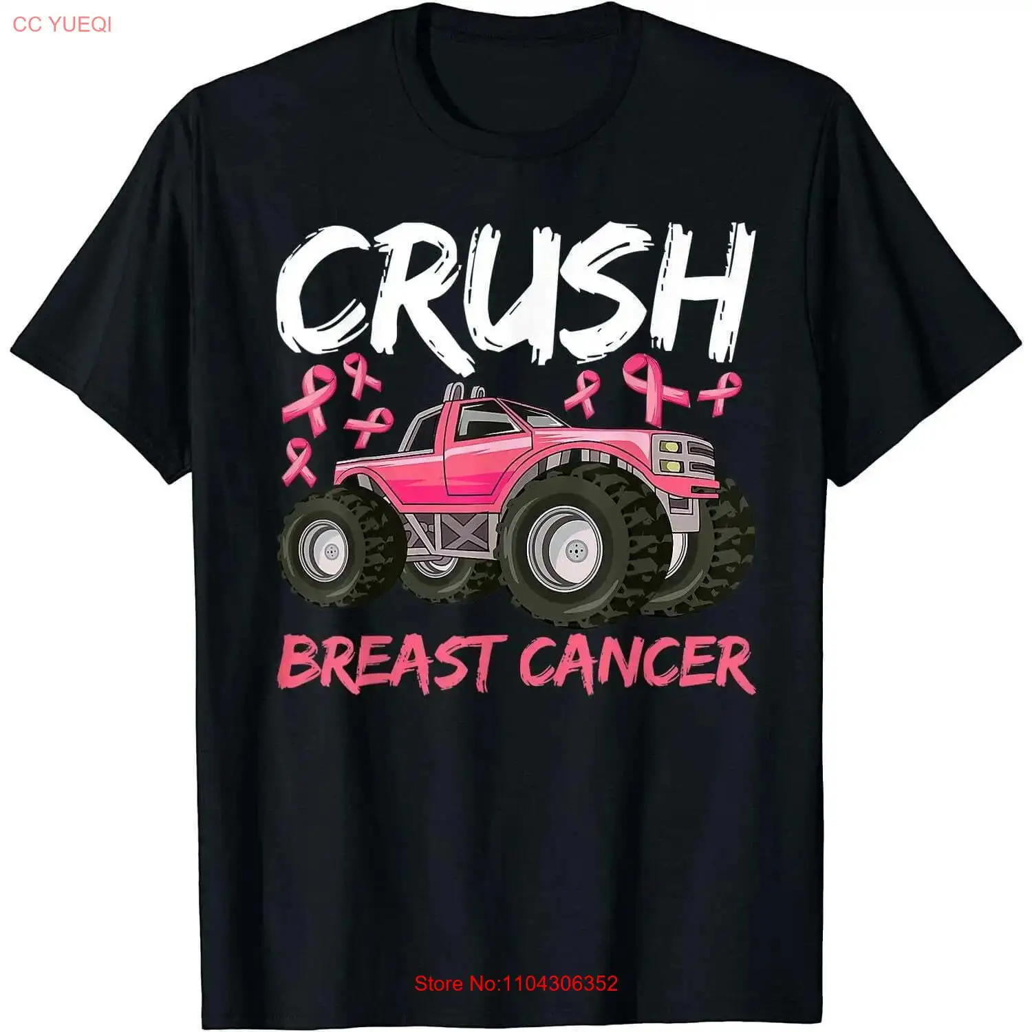 Crush Shirt for Boys Kids Toddlers Breast Cancer Awareness T-Shirt long or short sleeves