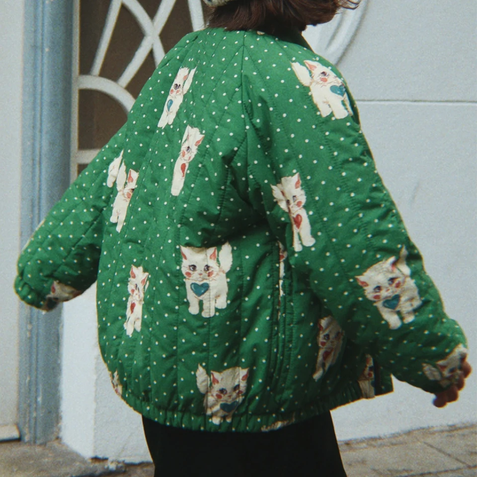 فساتين أميرات للفتيات من KS لعيد الميلاد لعام 2025 معاطف ثقيلة على شكل قطة لطيفة للفتيات وحفلات الكرنفال وسترة ملابس الأطفال #3