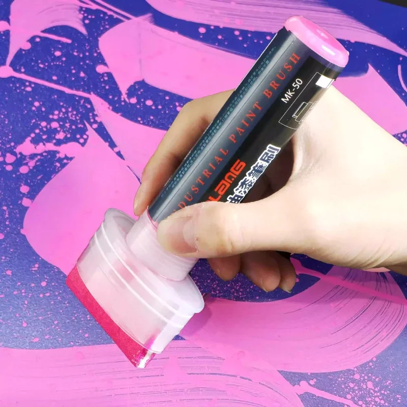 50mm Wide Head Giant Paint Pen Can Add Ink Metal Fabric Wall Painting Graffiti Waterproof Quick Drying Non Fading Oiliness Pen