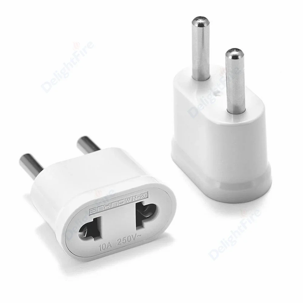 EU Plug Adapter US To EU AU Travel Adapter Korea Euro European EU To US America China Canada 2Pin AC Converter Power Adapter