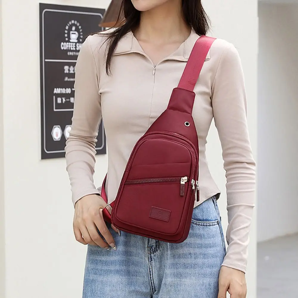 Women Chest Bag Pack Outdoor Travel Sport Shoulder Sling Backpack Fashion Korean-Style Cross Body Bags