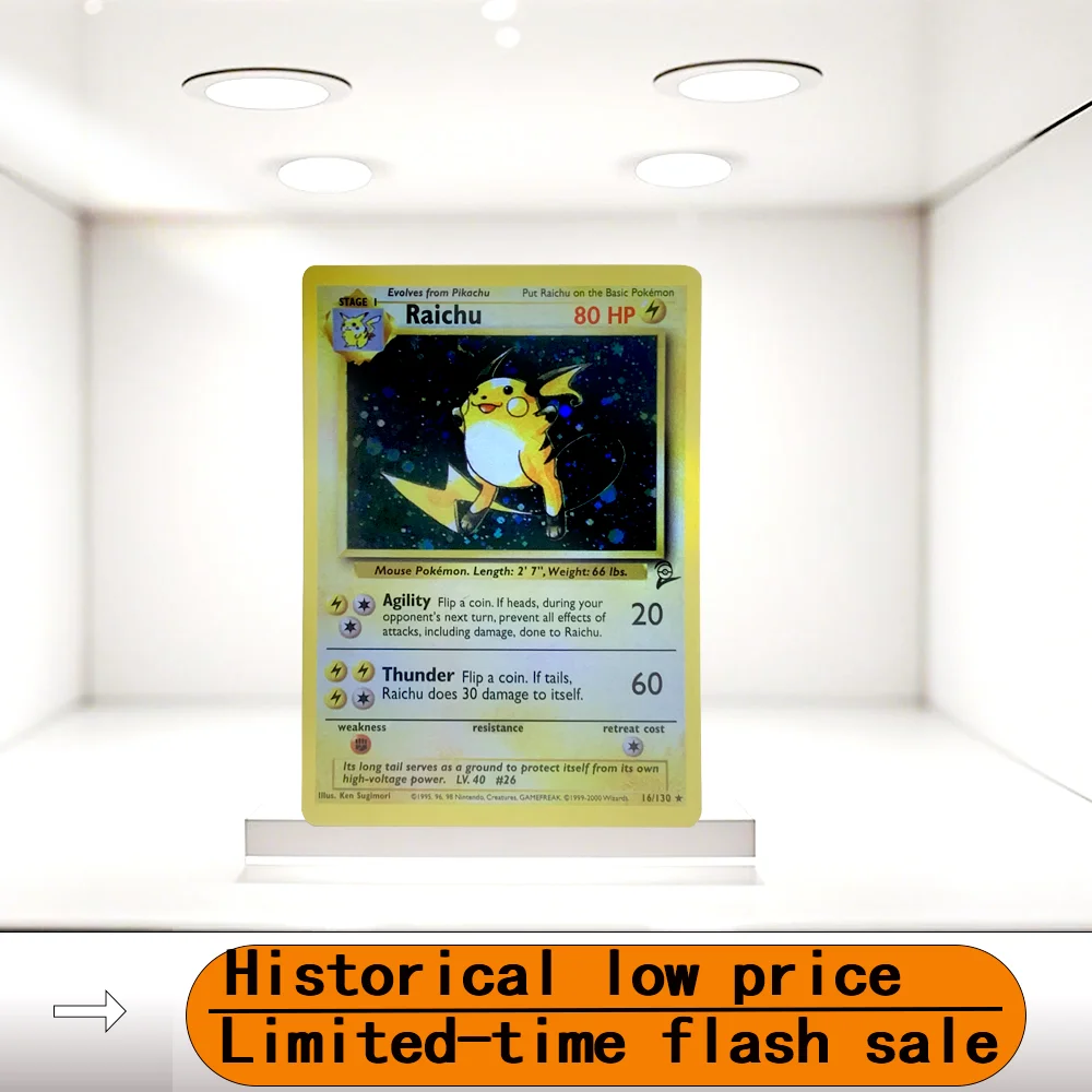 

Коллекция игр, прокси-карты Raikou Raichu Energy Psyduck Poliwrath, хобби, редкая коллекция, боевые карты, игрушки, подарки