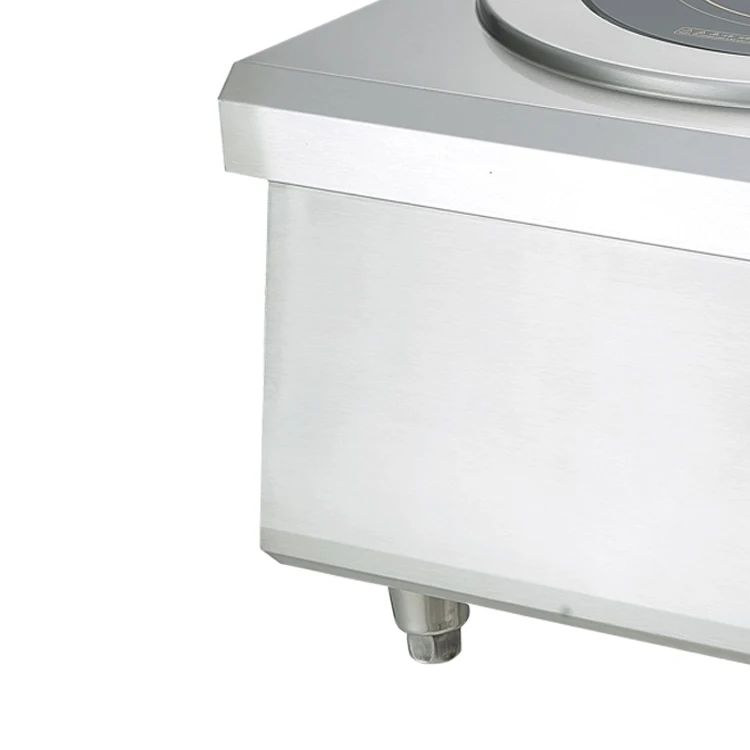 Piano cottura elettrico commerciale a induzione ad alta potenza 380V a riscaldamento rapido