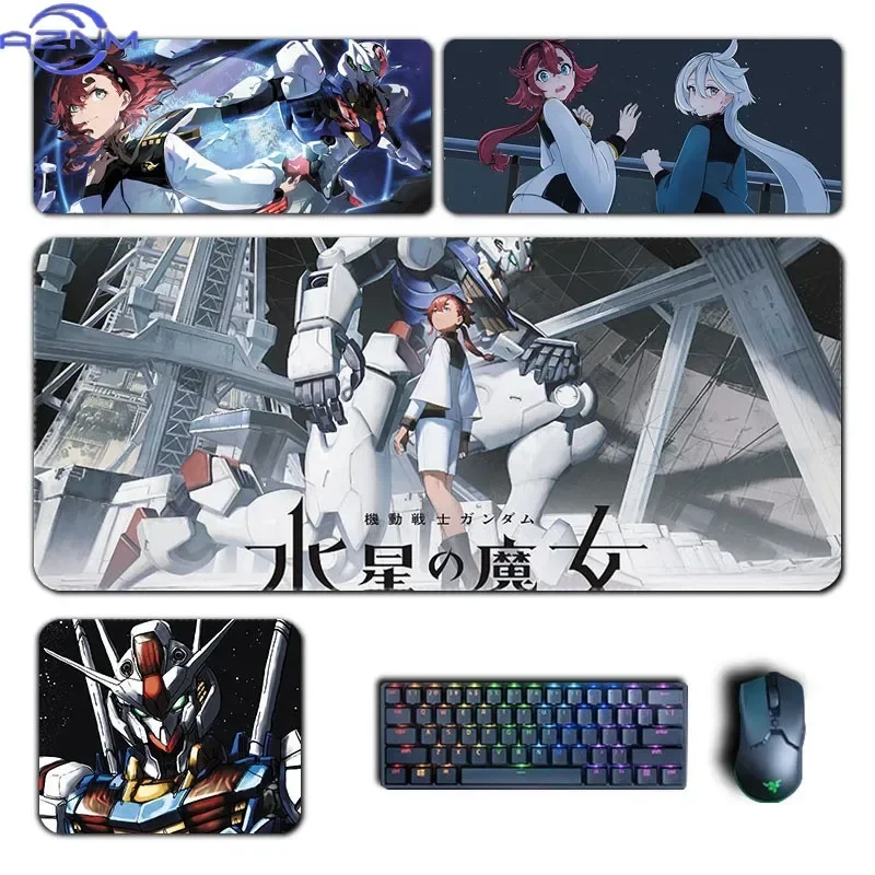 Sci-Fi Mecha Robot Anime Print Mouse Pad, Rubber Non-Slip Base, Smooth Surface for Gaming and Office Desktop Computer Use