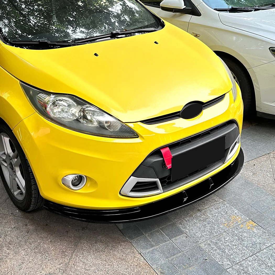 

Front Bumper Lip Spoiler Splitter Diffuser For Ford Fiesta MK7 Standard Edition 2008-2012 ABS BodyKits Tuning