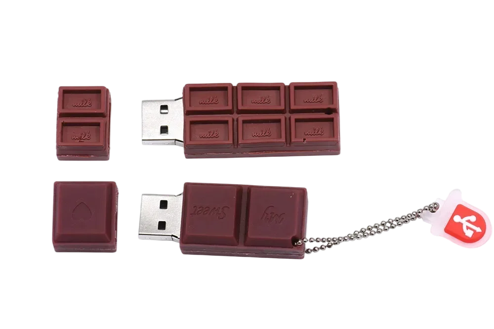 Мультяшные флэш-накопители USB 2.0, 128 ГБ, память, 64 ГБ, силиконовая ручка для мороженого, 32 ГБ U-диск, 18 ГБ, милые красивые подарки для детей