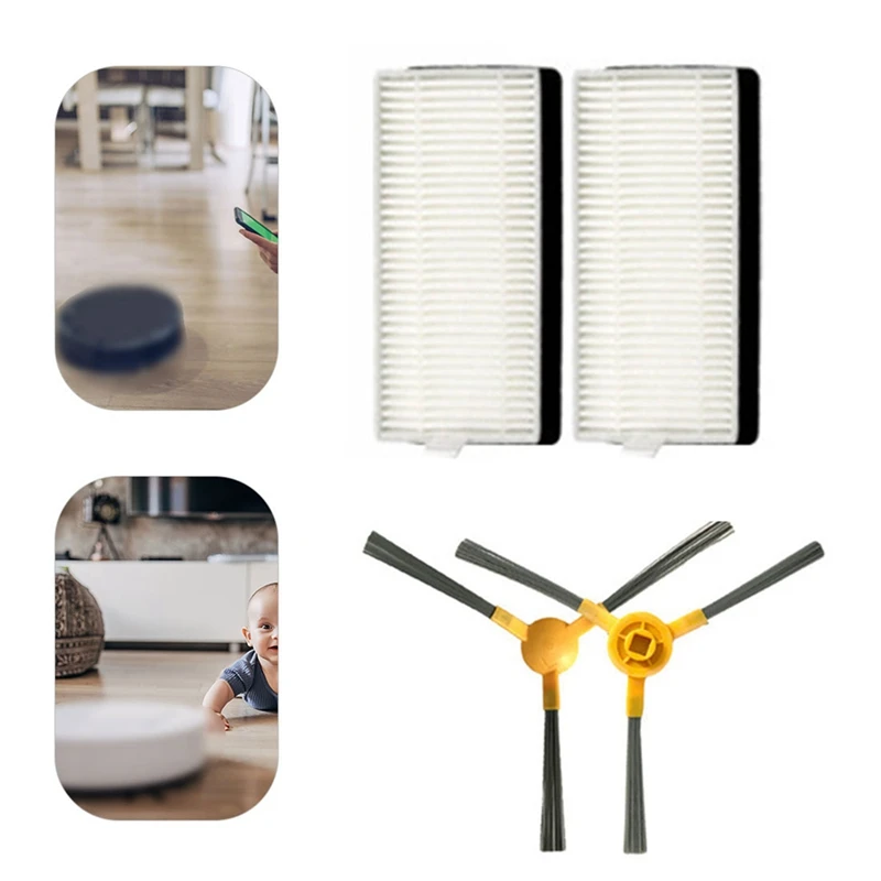 A98E-HEPA Filtro Spazzola Principale Mop Per Neatsvor X500 X520 X600 Pro Tesvor X500 T8 S6 Ikhos Crea Netbot S15 Aspirapolvere